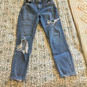 Abercrombie & Fitch Curve Love High Rise Mom Jean